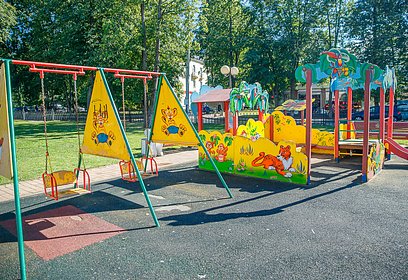Более чем на 50 детских площадках Одинцовского округа в 2022 году заменят игровое оборудование