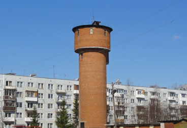 В деревне Фуньково Одинцовского округа капитально отремонтировали водонапорную башню