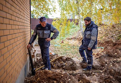 Социальная газификация деревни Акулово Одинцовского округа ведётся с 17 октября
