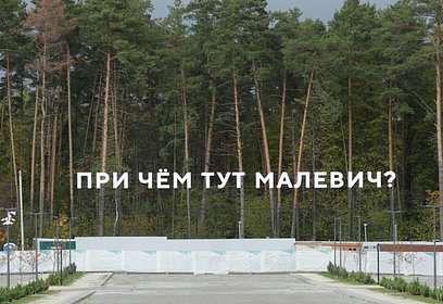 В Одинцовском округе открылась экспозиция под открытым небом «При чем тут Малевич?»