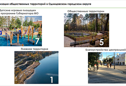 В Одинцовском округе благоустроили 5 общественных территорий в 2022 году