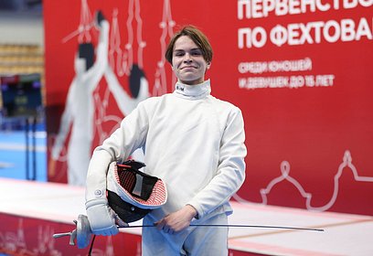Спортсмен из Звенигорода Илья Лобыкин стал победителем Первенства России по фехтованию на шпагах