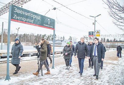 Содержание территории железнодорожной станции Звенигород проверил Андрей Иванов
