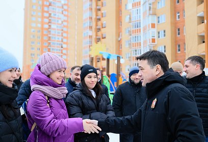 Андрей Воробьёв вместе с жителями Одинцовского округа выбрал место для новой поликлиники в ЖК «Гусарская баллада»