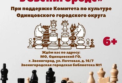 В Звенигородской библиотеке № 1 откроется выставка «История развития шахмат в Звенигороде»