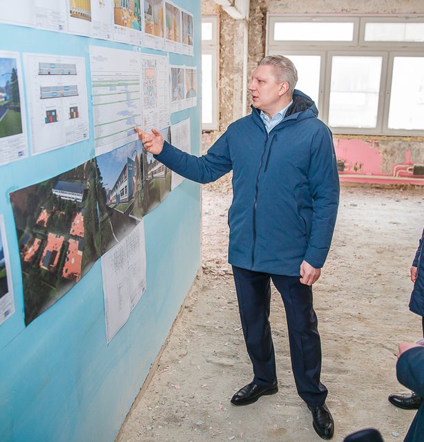 Андрей Иванов проверил ход капитального ремонта детского сада на 140 мест в Одинцово