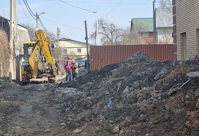 Администрация Одинцовского округа держит на контроле ситуацию с дорогой в деревне Мамоново