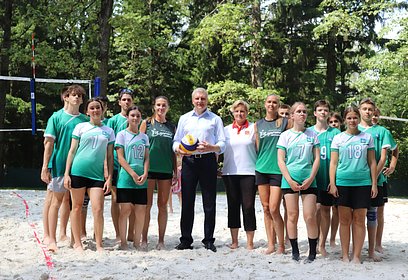 Андрей Иванов посетил мастер-класс волейболисток из команды «Заречье-Одинцово»