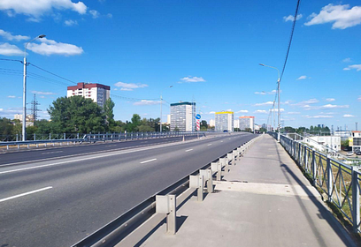 До конца августа завершится реконструкция эстакады на 26 километре Можайского шоссе