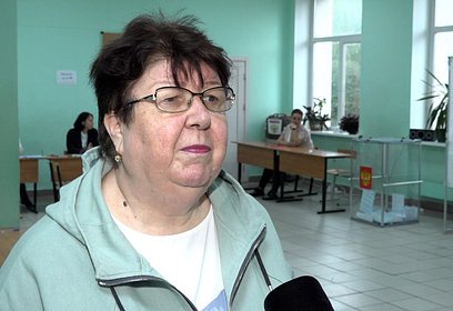 Людмила Седлова отметила удобство дистанционного голосования для людей с ОВЗ