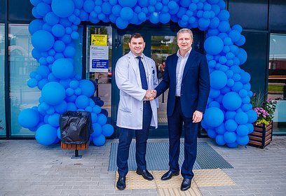 Глава Одинцовского округа Андрей Иванов открыл новую поликлинику в Ромашково