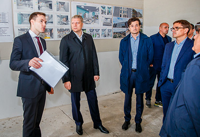 Андрей Иванов проверил ход строительства нового садика на 360 ребят в ЖК «Равновесие»