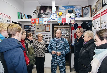 Председатель Совета ветеранов УМВД Александр Тарасов провёл в Одинцово «Урок мужества» для подростков