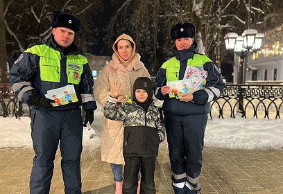 В Одинцовском округе автоинспекторы провели профилактическую акцию «Засветись»