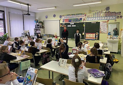 Инспекторы УМВД России провели профилактические беседы с учениками школ Одинцовского округа