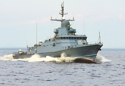 Малый ракетный корабль «Одинцово» отработал задачи морских учений в акватории Балтийского моря