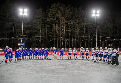 В Одинцовском округе продолжается серия хоккейных матчей в формате «Русская классика»