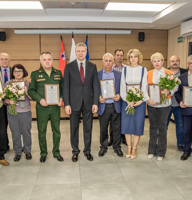 Сотрудников Одинцовского военного комиссариата поздравили с профессиональным праздником