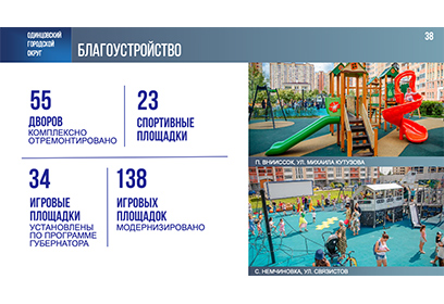 С 2019 года в Одинцовском округе по программе КБДТ привели в порядок 55 дворов