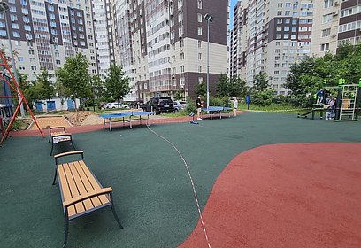 Игровую площадку на улице Белорусская модернизировали