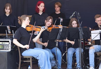 Молодежный оркестр 30 июня выступил в Одинцовском парке культуры, спорта и отдыха
