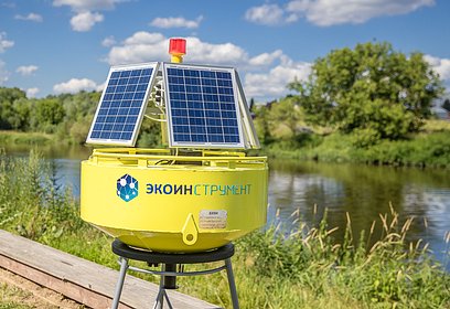 Первые показания передала станция контроля качества воды в Москве-реке в Звенигороде
