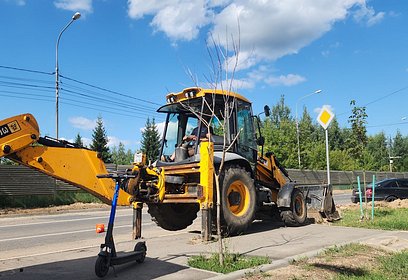 Капитальный ремонт Нахабинского шоссе завершат в Звенигороде до 1 августа