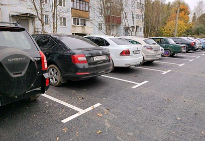 В поселке Новый городок завершились работы по комплексному благоустройству территории