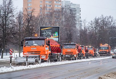 Муниципальные дороги общего пользования зимой в Одинцовском округе будут убирать 73 единицы техники