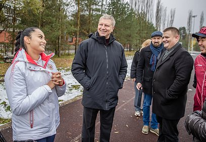 Встречу с воспитанниками секции по стрельбе из лука при Барвихинской школе провел Андрей Иванов