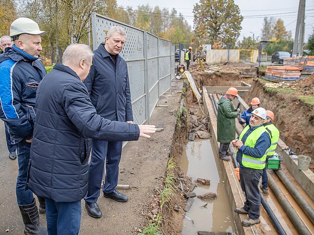 Продолжается капитальный ремонт теплосетей и ГВС в поселке Покровский Городок