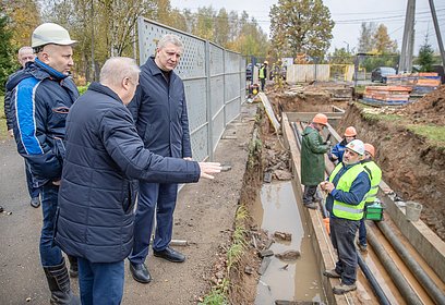 Продолжается капитальный ремонт теплосетей и ГВС в поселке Покровский Городок