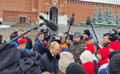 Участник поискового отряда «КитежЪ» Тихон Порфирьев принял участие во встрече с Президентом России