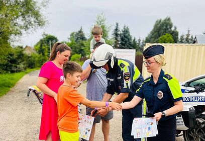 Одинцовская Госавтоинспекция провела акцию «Лето безопасности» в садовых товариществах