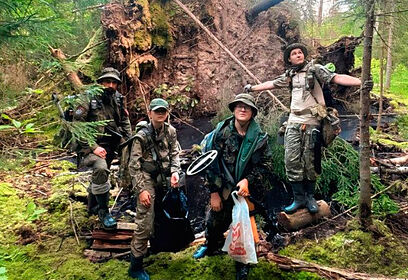 Одинцовские поисковики расчистили подходы к месту базы Рузского партизанского отряда