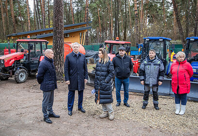 Готовность одинцовских парков к зимнему сезону оценил глава округа Андрей Иванов