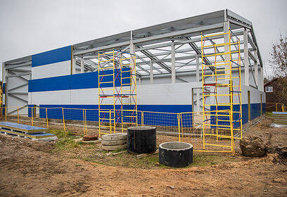 Ход строительства водозаборного узла в Хлюпино проверил Андрей Иванов