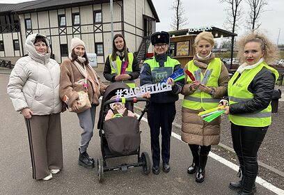 Одинцовские Госавтоинспекторы провели профилактическую акцию «Засветись»
