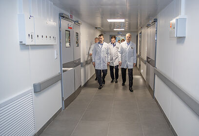 Андрей Иванов и Максим Забелин проверили итоги капремонта хирургического корпуса Одинцовской больницы