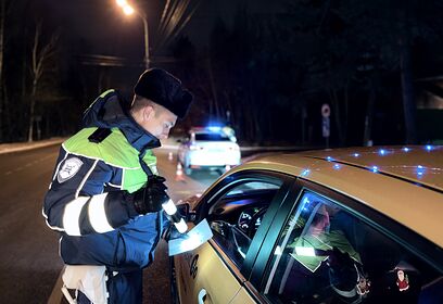 На территории Одинцовского округа в период до 11 января пройдут профилактические рейды Госавтоинспекции
