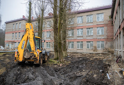 Демонтажные работы в ремонтируемом здании Часцовской школы завершены