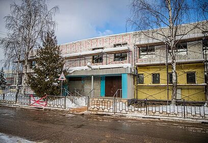 В спортшколе «Старый Городок» завершаются фасадные работы