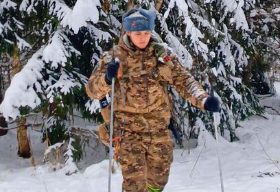 Одинцовские поисковики провели зимнюю разведку маршрута до бывшей партизанской базы