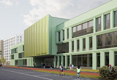 Строительная готовность школы в ЖК «Резиденции Сколково» достигла 70%