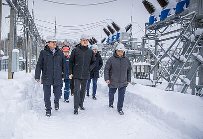 Итоги и планы масштабных работ в электросетевом комплексе Одинцовского округа обсудили Андрей Иванов и Андрей Вологин