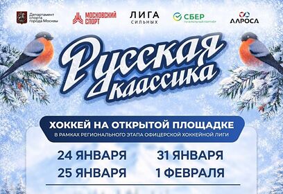 В Одинцовском округе на открытом катке парка Малевича 31 января и 1 февраля пройдёт хоккейный турнир