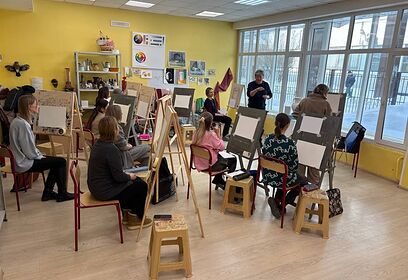 Встреча с художником Юрием Голиковым прошла в одинцовском центре «Мечта»