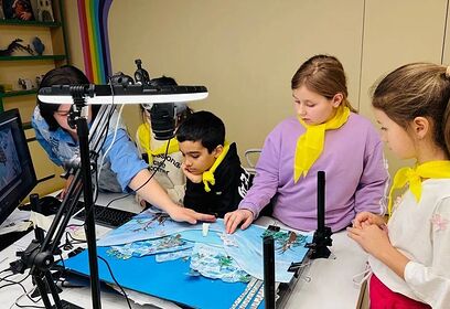 Ученики Одинцовского лицея № 6 посетили киностудию «Союзмультфильм»