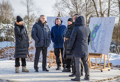 Обустройство парковки у парка в Маслово выполнено на 60%