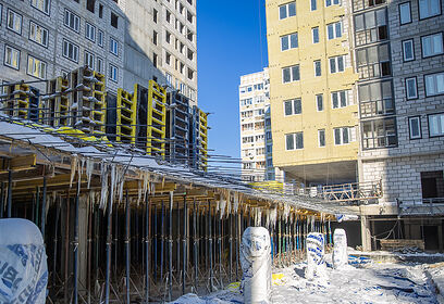 В Кубинке продолжается строительство многоквартирного дома для военнослужащих
